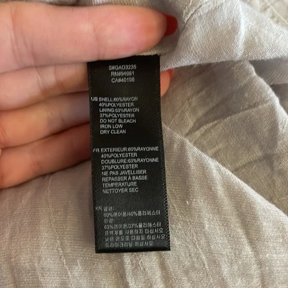 Fantastic embroidered like linen dress with satin details maxi dress - Picture 9 of 10